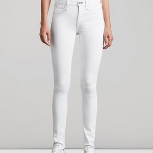 Rag & Bone White Mid Rise “Cate” Skinny Jean NWT